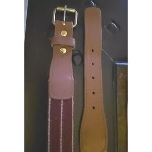 Vintage Women's Large Maroon Cloth Belt